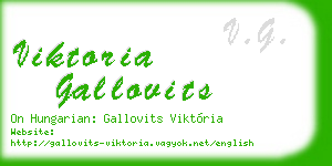viktoria gallovits business card